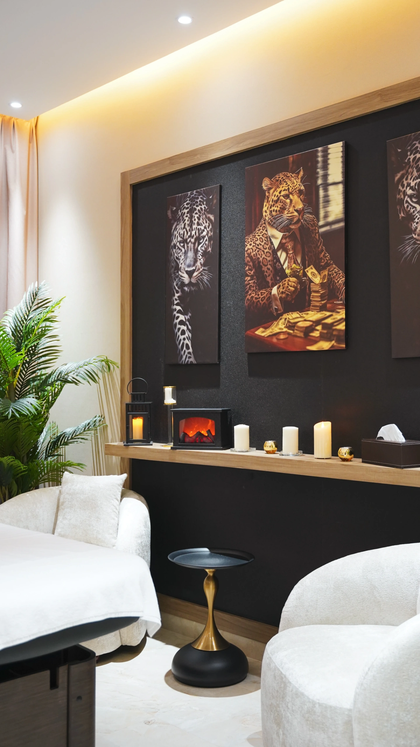Premium massage room interior at The Boss Spa Dubai
